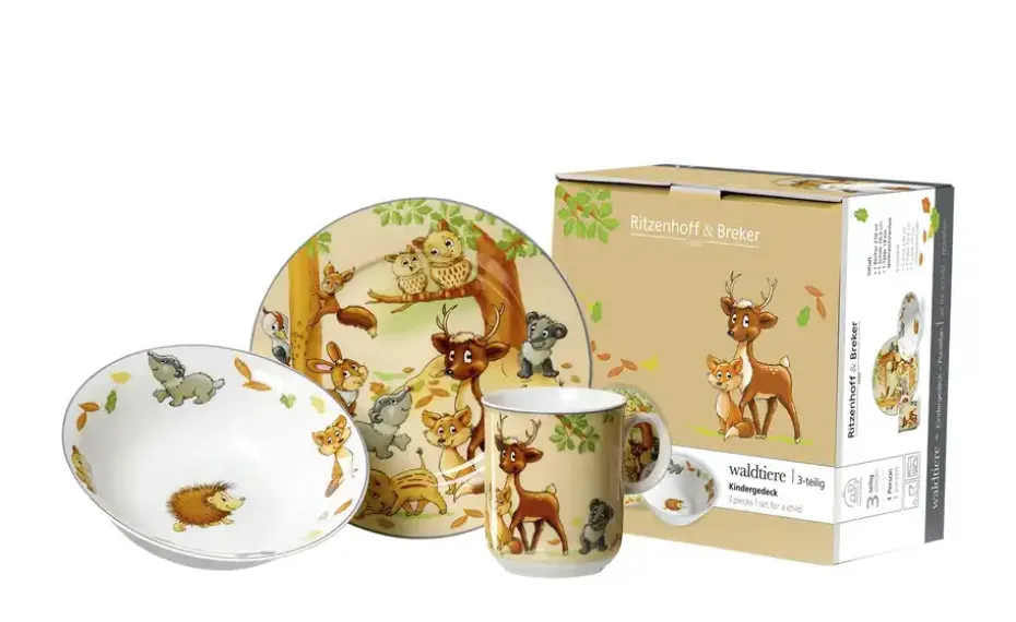 Ritzenhoff & Breker Kinderset "Waldtiere" | Waldtiere