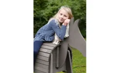 Roba Outdoorspielpferd | Grau, Sitzhöhe: ca, 89 cm