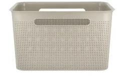 Rotho Aufbewahrungsbox BRISEN | Cappuccino, 16 Liter