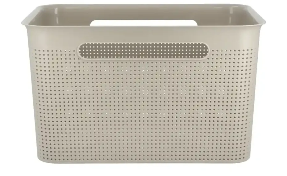 Rotho Aufbewahrungsbox BRISEN | Cappuccino, 16 Liter