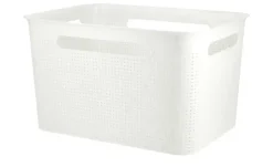Rotho Aufbewahrungsbox BRISEN | Weiß, 16 Liter