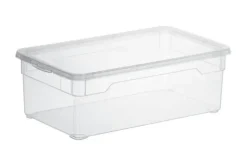 Rotho Aufbewahrungsbox  CLEAR | 33 cm | Möbel Höffner