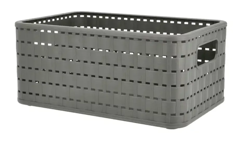 Rotho Aufbewahrungsbox COUNTRY | Anthrazit, A5 / 6 Liter