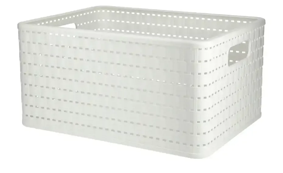 Rotho Aufbewahrungsbox COUNTRY | Weiß, A4 / 18 Liter