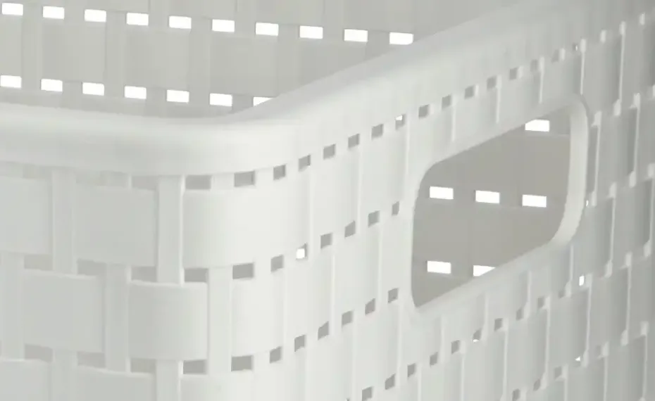 Rotho Aufbewahrungsbox COUNTRY | Weiß, A4 / 18 Liter