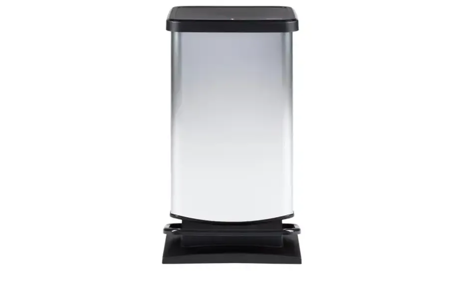 Rotho Treteimer PASO | silberfarben, 40 l | Höffner