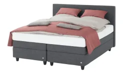 RUF Boxspringbett Verena | Dunkelgrau, 160 cm | Höffner