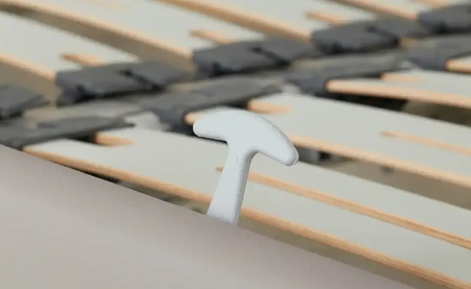 RUF Polsterbett mit Bettkasten Casa | Steingrau, 160 cm