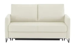 Schlafsofa aus Flachgewebe Fürth | Beige | Höffner