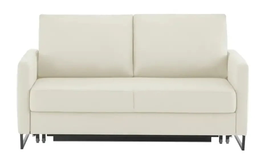 Schlafsofa aus Flachgewebe Fürth | Beige | Höffner