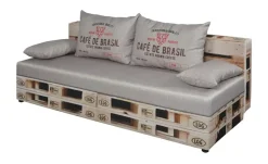 Schlafsofa Denny Premium | Beige, Braun, Rot, Erweiterte Funktion