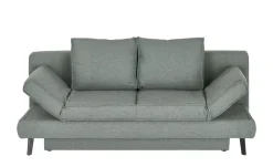 Schlafsofa mit Bettkasten Sidney | Grau, Mikrofaser