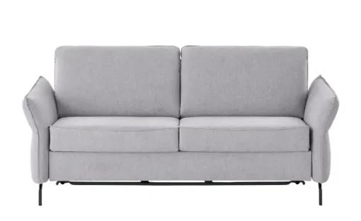 Schlafsofa mit Schlaffunktion Collin | Winkel, Silbergrau