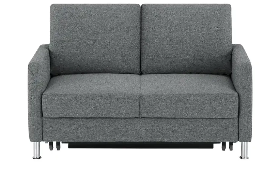 Schlafsofa platzsparend Fürth | Anthrazit, Grau