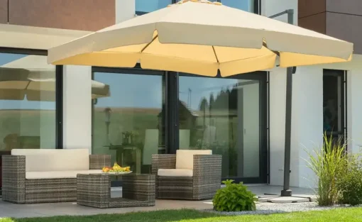 Schneider Schirme Ampelschirm Teneriffa | Beige