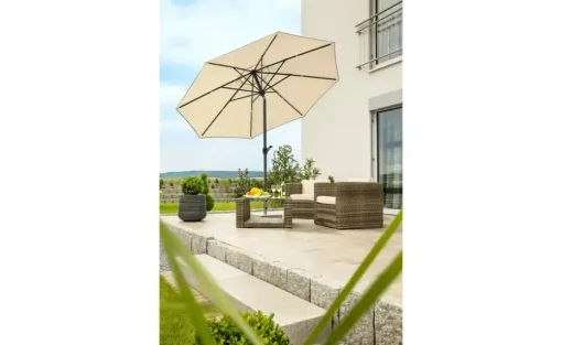 Schneider Schirme Marktschirm Adria | Natur | Höffner