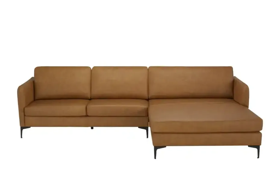 SCHÖNER WOHNEN Kollektion Ecksofa Leder Timeless | rechts