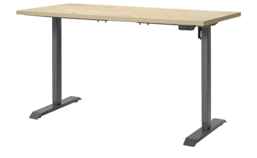 Schreibtisch elektr. höhenverstellbar Up & Down | Eiche Artisan (Nachbildung), Eiche Artisan, beschichtet