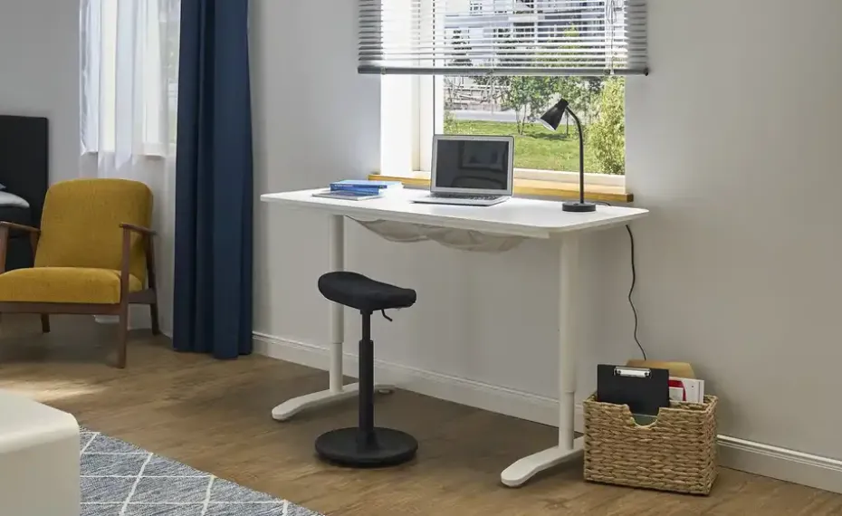 Schreibtisch Main | 140 cm, Weiß | Möbel Höffner