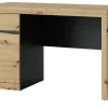 Schreibtisch Turino Neo | Eiche Artisan (Nachbildung), Anthrazit