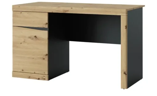 Schreibtisch Turino Neo | Eiche Artisan (Nachbildung), Anthrazit