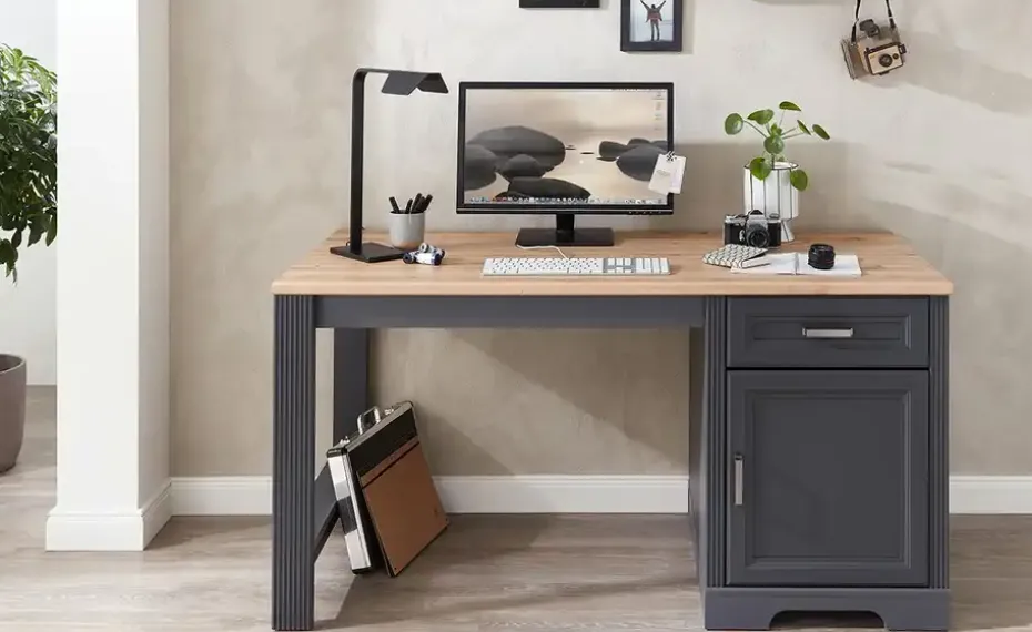 Schreibtisch Varese | Graphit | Möbel Höffner