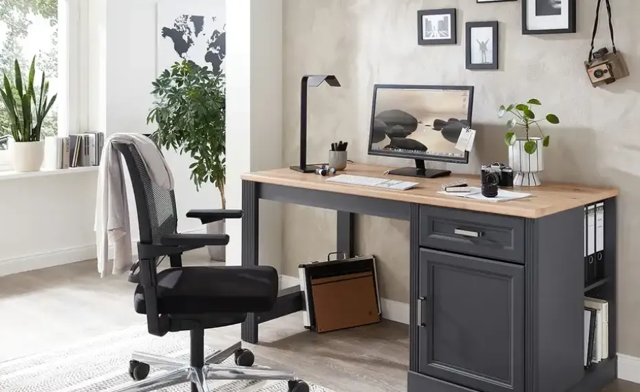 Schreibtisch Varese | Graphit | Möbel Höffner