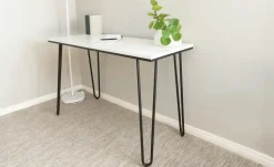 Schreibtisch Work | Weiß, Schwarz | Möbel Höffner