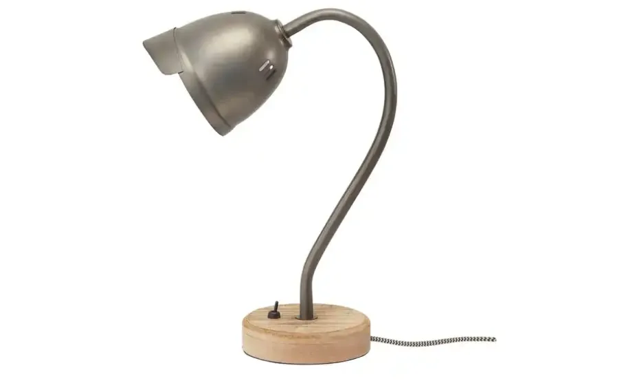 Schreibtischleuchte, 1-flammig, braun | Möbel Höffner