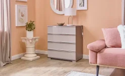 Schubkastenkommode Beda | Taupe, Taupe | Möbel Höffner