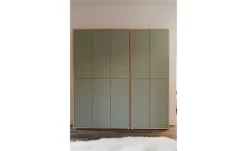 Schuh- und Mehrzweckschrank Bolognano | Asteiche (Nachbildung), Salbeigrün