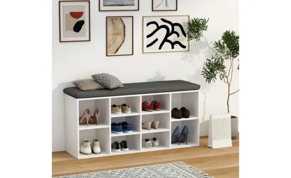 Schuhbank Hinsol | Weiß | Möbel Höffner