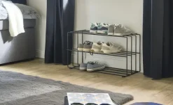 Schuhregal Navazzo | Schwarz, matt | Möbel Höffner