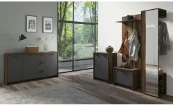 Schuhschrank Ben | Dunkelbraun | Möbel Höffner
