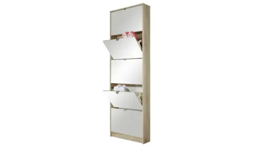 Schuhschrank  Dervio | Eiche sägerau (Nachbildung), Eiche Sonoma (Nachbildung)
