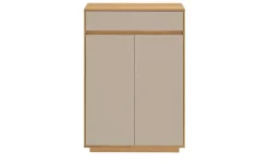 Schuhschrank Tiba | Sand, Eiche bianco, Schuhroste