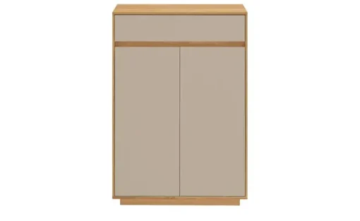 Schuhschrank Tiba | Sand, Eiche bianco, Schuhroste