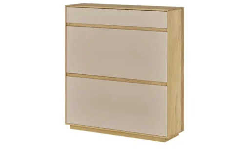 Schuhschrank Tiba | Sand, Eiche bianco | Möbel Höffner