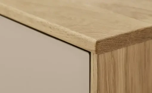Schuhschrank Tiba | Sand, Eiche bianco, 62 cm | Höffner