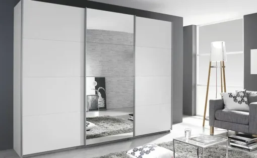 Schwebetürenschrank mit großer Spiegeltür Coventry