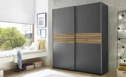 Schwebetürenschrank mit Lamellen-Bauchbinde Time