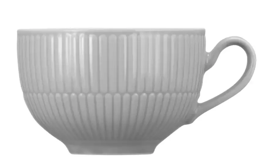 Seltmann Weiden Milchkaffeetasse Amina | Silbergrau, 350 ml