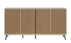 Sideboard Arluno | Sand, Schwarz | Möbel Höffner