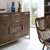 Sideboard aus Massivholz Calatria | Akazie, Braun
