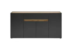 Sideboard  Cande | Anthrazit, Eiche (Nachbildung), 170 cm