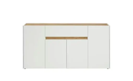 Sideboard  Cande | Weiß, Eiche (Nachbildung), 170 cm