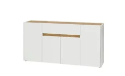 Sideboard  Cande | Weiß, Eiche (Nachbildung), 170 cm