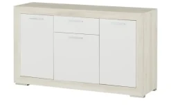 Sideboard Fiesta | Weiß, Eiche (Nachbildung) | Höffner