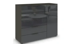 Sideboard Flipp | Basaltgrau, Graphit, Basaltgrau, Graphit