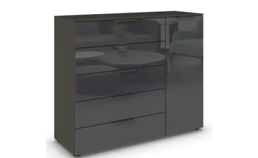 Sideboard Flipp | Basaltgrau, Graphit, Basaltgrau, Graphit